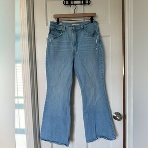 Levi’s women’s 31 high rise 70’s flare jeans